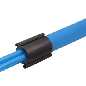 Conector de sellado de conductos divisible de polipropileno negro de 50mm serie ANMASPC DDSC para sellado de conductos y acoplamientos de presión soplados por aire