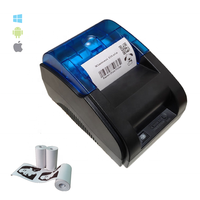 Imprimante thermique portable mini imprimante photo de passeport de bureau 58 mm X Terminal avec étiquette de code-barres en tissu Ethernet