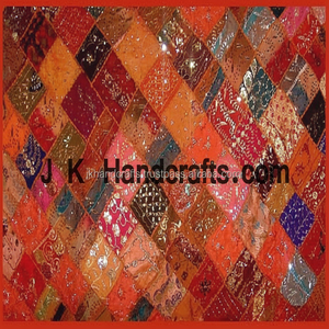 Nouveau Vintage Sari Tissu Chambre Tenture Murale Tapisserie - Product Image 1