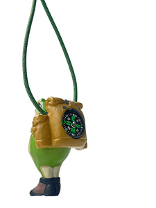 Porte-clés Grenouille Explorateur Viral en PVC Personnalisé, Pendentif Grenouille Retour Sûr, Jouet Gashapon Mignon, Cadeau en Gros - Product Image 4