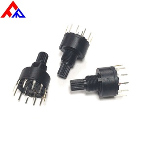 Fournisseur de Commutateurs Sélecteurs Rotatifs à 360 Degrés Sans Arrêt, 1 ou 2 Barres, 2 à 12 Positions, 16mm, DC30V, 500V AC, en Métaux et Plastiques - Product Image 6
