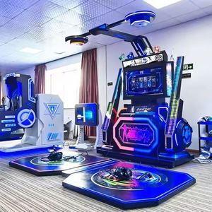 Système de jeu de rythme interactif VR double machine de danse multijoueur, plus de 70 jeux, borne d'arcade en métal pour divertissement intérieur en centre commercial - Product Image 2