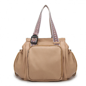 Bolsa de pañales multifuncional personalizada para mujer, mochila de viaje de un solo hombro para mamá, en stock. - Product Image 6