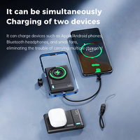 Mini batterie externe sans fil au lithium en gros, PD 20W, charge rapide, petites batteries externes, batterie externe Magn 5000mAh pour montre