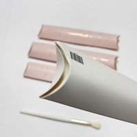 Boîte d'emballage en papier pour brosses cosmétiques, 50 pièces, boîte à cartes d'oreiller
