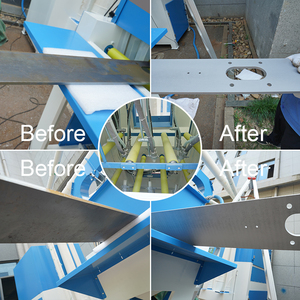 Double Sides Automatic <b>Roller</b> Conveyor Sandblasting Machine for Flat <b>Metal</b> Workpart - Product Image 3