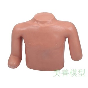 Modèle de bandage de haut niveau pour l'enseignement forensique de la technique de pansement des plaies chez les amputés de la poitrine et des membres supérieurs. Livraison gratuite. - Product Image 2