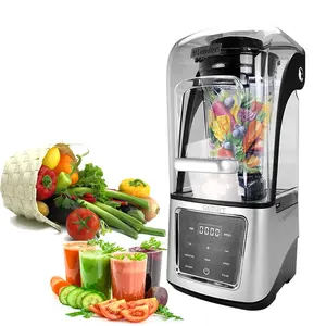 4l heavy duty blender super silent comercial touchscreen commercial food fruit blenders automatic kitchen appliance blenders