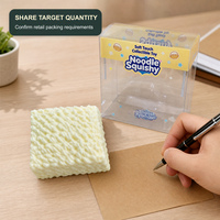 Mainan Squishy Mie Ramen Realistis, Lembut dari TPR, Mie Instan, Pereda Stres, Mainan Sensorik