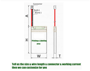 Lithium Ion Polymer 042030 300MAh 500MAh 461730 200MAh 400Mah 3.7V Li Po Lipo Pin Với 3 Dây - Product Image 5