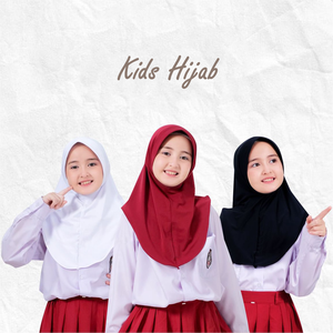 Vente de gros Nouveau Hijab extensible pour filles de 5 à 10 ans pour l'école quotidienne Hijab pour enfants Turban Tudung Hijab instantané pour enfants - Product Image 1