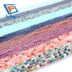 Cuentas Redondas de Piedra Natural de 2 mm al por Mayor de <span class=keywords><strong>BF</strong></span>, Cuentas Sueltas para Hacer Pulseras y Joyería - Product Image 4