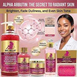 Produits hydratants à l'alpha-arbutine en marque privée, ensemble de soins éclaircissants pour la peau, réduction des taches brunes, blanchiment de la peau pour les peaux noires - Product Image 3