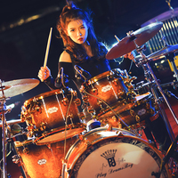 PD Factory Full Maple Professional Drum Set 5 Piece Acoustic Drum Kit with Heavy Duty Thick Metal Hardware Percussion Instrument
