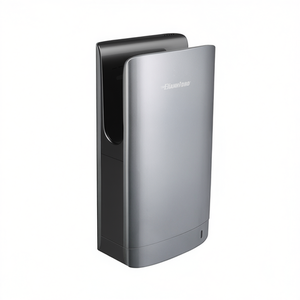 Secador de Manos Eléctrico Zefiro 556x296x175 Negro de Pared para Uso Comercial - Product Image 2