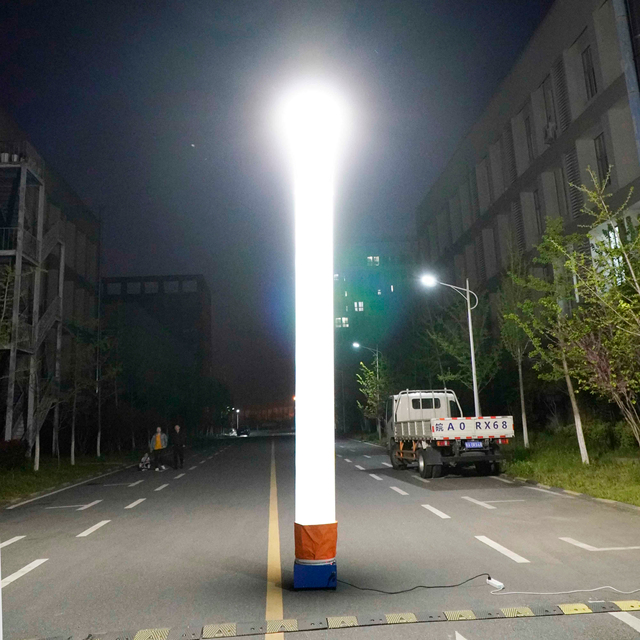 Moonlightia Case Series Pillario 3m 5m 400w 1000w Air Column Lamp Lighted Balloon Stand Construction Balloon Lights