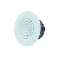 Diffuseur d'air rond moderne pour CVC, 4, 5, 6, 8 pouces, en ABS, pour plafond et mur