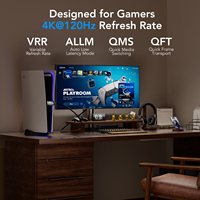 Câble HDMI 2.1 en fibre optique haute durabilité SYONG, ultra haute vitesse 48 Gbps, compatible 8K60Hz, 4K120Hz, pour jeux/téléviseur/moniteur/ordinateur portable, 100 m