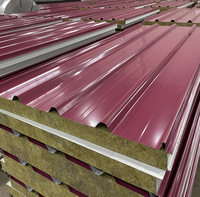 Panneaux de laine de roche pour toiture à isolation thermique, durables pour la construction d'entrepôts et d'usines