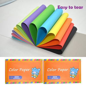 Papier de construction en gros, blocs de papier de couleurs assorties, papier <span class=keywords><strong>pour</strong></span> enfants, <span class=keywords><strong>pour</strong></span> projets scolaires et artisanat DIY - Product Image 3