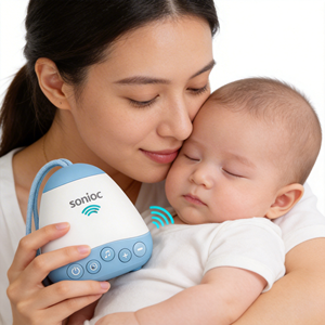 Machine à Sons Apaisants <span class=keywords><strong>pour</strong></span> Bébé Moustique Bleu avec Bruit Blanc et Veilleuse, Fournisseur OEM en Gros - Product Image 1