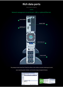 <span class=keywords><strong>APC</strong></span> SURT8000XLI-CH 8000VA/8000W 6U Rackmount Single Phase UPS Online Double Conversion 230V avec prises C13/C19 pour centre de données - Product Image 4