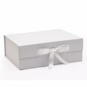 Biểu Tượng Tùy Chỉnh Trắng Kraft Bìa Hộp Quà Tặng Có Thể Gập Lại Lật Bìa Bao Bì Với Lớp Phủ UV Cho Các Bài Thuyết Trình Và Quà Tặng - Product Image 4