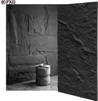 Revêtement mural en pierre artificielle PU pour intérieur et extérieur, panneaux imitation roche, polyuréthane, décoration murale en pierre géante