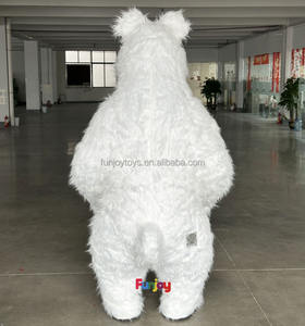 Disfraz de Mascota de Animal Personalizable Oso Blanco Inflable de Personaje de Película para Navidad para Adultos - Product Image 5