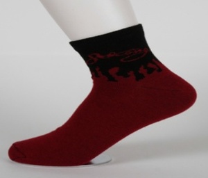 Knitted Combed Cotton Women Crew <b>Socks</b> Breathable Fashion for Daily Outfits - Product Image 3