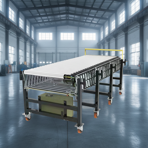 Transportador <span class=keywords><strong>de</strong></span> Rodillos Motorizado Curvo <span class=keywords><strong>de</strong></span> 360 Grados, Expandible y Telescópico para Caminos Complejos en Almacenes - Product Image 2