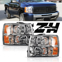 Assemblages de phares neufs 12V, directement de l'usine, compatibles avec Chevrolet Silverado 1500/2500HD/3500HD et Suburban 2007-2014