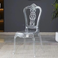 Chaises empilables modernes en résine plastique, durables, pour mariages, banquets, hôtels, utilisables en intérieur et en extérieur, vente en gros