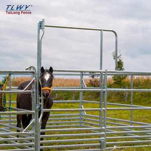 Paneles de valla galvanizados para caballos, 6 pies, 8 pies, 10 pies, 12 pies, tamaño personalizado, Panel de valla para rancho de caballos, valla de granja, caballo - Product Image 5