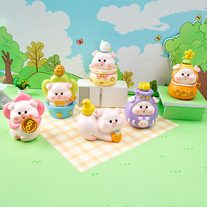 Caja Sorpresa de Figuras de Cerdo de la Suerte Yu Mo, Adornos de Resina, Regalo para Niños de 8 a 13 Años, Unisex - Product Image 3