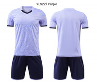 Conjunto de Camisetas de Fútbol Lisas al por Mayor, de Secado Rápido, Antipilling, Resistentes a la Decoloración, Uniformes de Entrenamiento para Equipos, Soporte para Pedidos al por Mayor