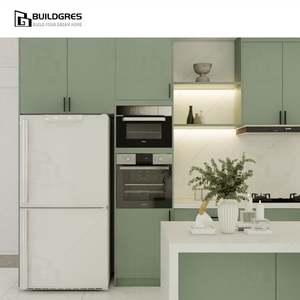 מבנה ארון בניינים קטן מעמד שח איטלקי חכם שייקר איטלקי בנוי בתליית ירוק סט עם ארונות מטבח - Product Image 2