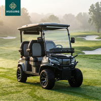 Elektrikli Golf Arabası CE Sertifikalı 3-4 Kişilik 48V Metal Fileli Mobil Satış Arabası Signature Serisi Sınırlı Sayıda Özel