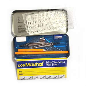 Ensemble de géométrie populaire 13 pièces CosMarshal : règles, compas, diviseur – Kit mathématique pour le marché ghanéen - Product Image 3