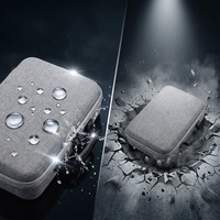 Étui de transport rigide en EVA pour 2 contrôleurs DJ, boîte de rangement de voyage protectrice, compatible avec la transportabilité à l'épaule