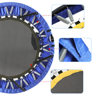Petit lit rebond 32/36/38/40 pouces rond intérieur extérieur Gym exercice Mini Jumper Mini Trampoline Rebounder Trampoline Fitness