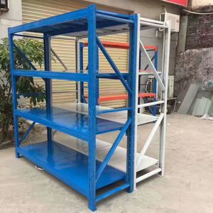 산업용 경량 철제 선반 부식 방지 분체 도장 차고 창고 무볼트 보관 랙 금속 선반 - Product Image 4