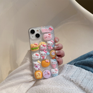 Funda 3D de Gato de Dibujos Animados <span class=keywords><strong>para</strong></span> <span class=keywords><strong>iPhone</strong></span> 15 Pro Max, Funda de Lujo <span class=keywords><strong>para</strong></span> Móvil 14 Pro Max <span class=keywords><strong>para</strong></span> <span class=keywords><strong>Mujer</strong></span>, Antigolpes, con Embalaje - Product Image 5