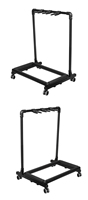 FL-13W personnalisé professionnel avec roues support en métal Multiple avec 3/5/7 guitares présentoir accessoires d'instruments à cordes