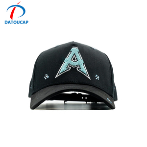 Nhà Sản Xuất 5 Bảng Điều Chỉnh Satin Lót Màu Đen Một Khung Mũ Cá Nhân Da Lộn Mũ Bóng Chày Gorras 31 Hat Hộp Với Thêu Logo - Product Image 2