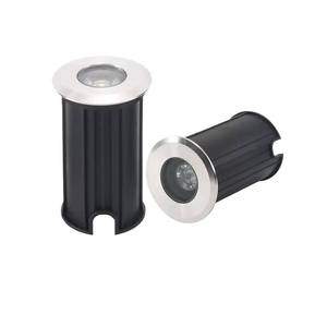304 Stainless Steel IP65 Waterproof LED Recessed Landscape <b>Light</b>, AC/DC 12V/24V Dimmable Underground Deck <b>Pathway</b> In-Ground Lamp - Product Image 2
