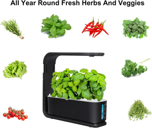 Kit de culture hydroponique, mini jardin d'intérieur, pot de culture automatique en plastique pour légumes, cuisine, maison, bureau, école - Product Image 4