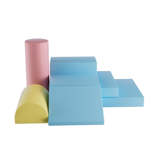 Terrain de jeu intérieur en cuir PU souple personnalisé de 6 pièces <span class=keywords><strong>pour</strong></span> les tout-petits blocs d'escalade en mousse <span class=keywords><strong>pour</strong></span> bébé <span class=keywords><strong>pour</strong></span> l'activité de montée ramper - Product Image 2