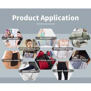 Anyaman poliester anyam elastis kualitas tinggi Multi ukuran dan Multi Warna untuk tas baju sepatu tali - Product Image 4