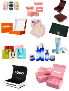 Boîte rigide carrée avec logo personnalisé, estampage à chaud, carton ivoire, emballage cadeau, boîte cadeau en papier artisanal haut de gamme, fabriquée en Chine - Product Image 1